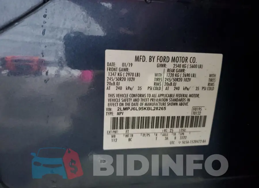 2LMPJ6L95KBL28265 Photo# 13