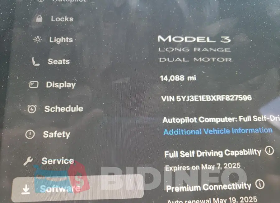 5YJ3E1EBXRF827596 Photo# 9