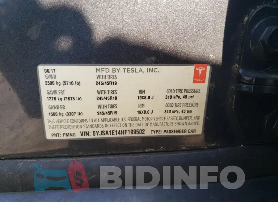 5YJSA1E14HF199502 Photo# 12