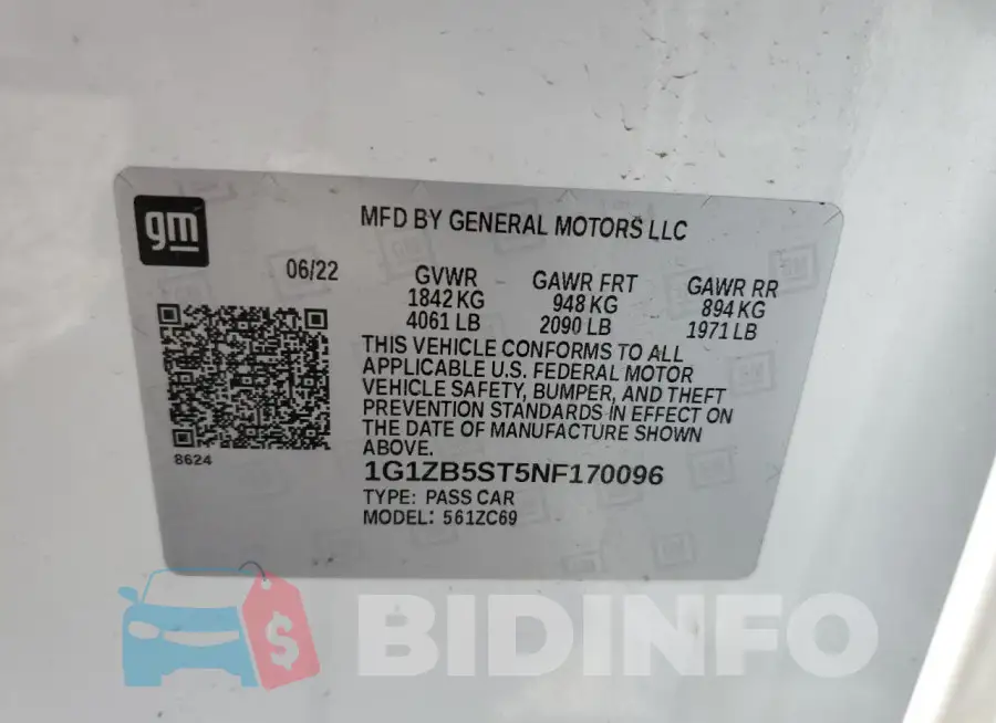 1G1ZB5ST5NF170096 Photo# 12
