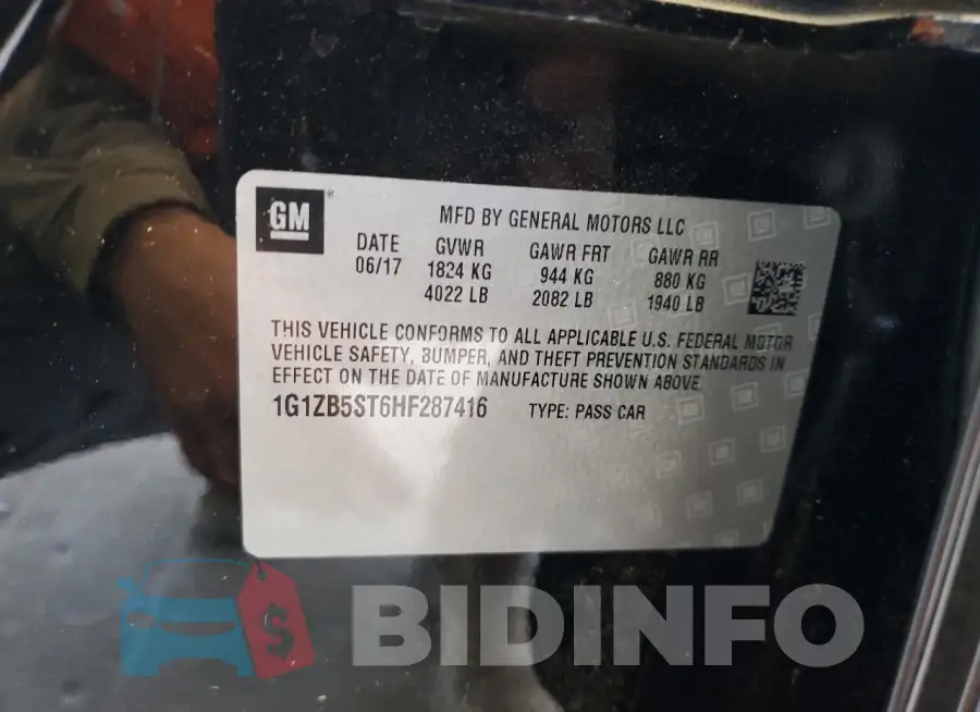 1G1ZB5ST6HF287416 Photo# 12