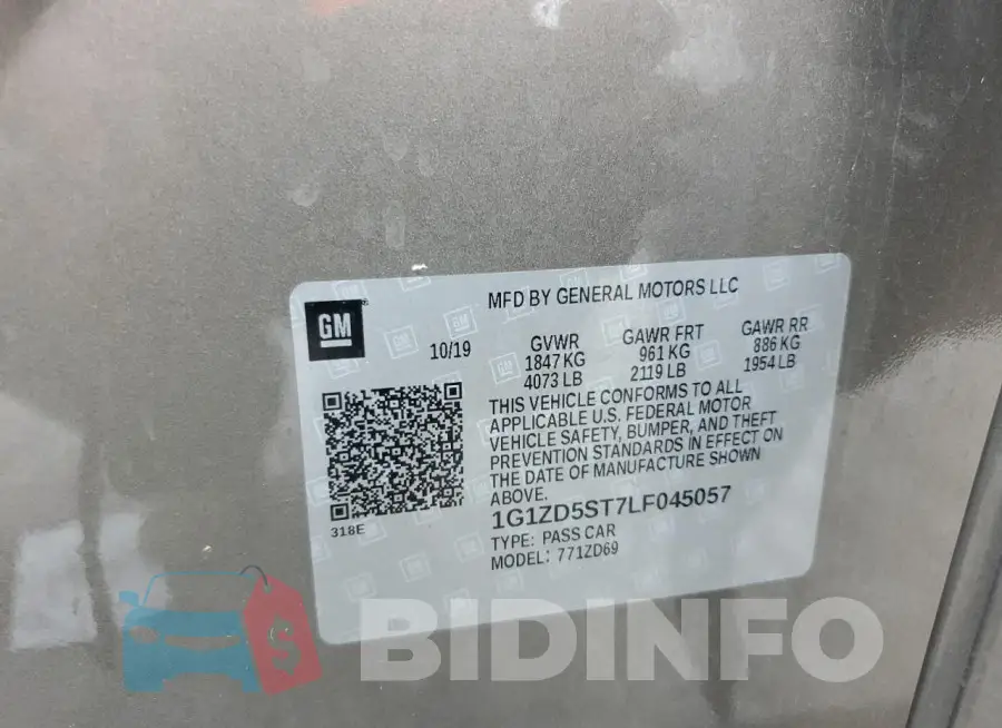 1G1ZD5ST7LF045057 Photo# 13
