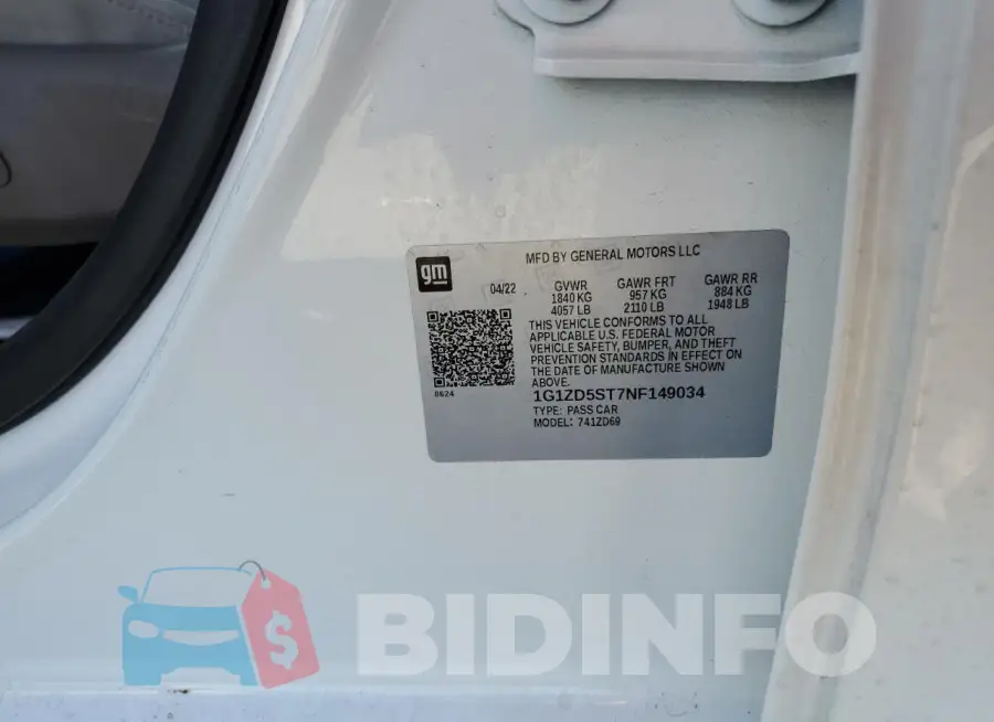 1G1ZD5ST7NF149034 Photo# 13