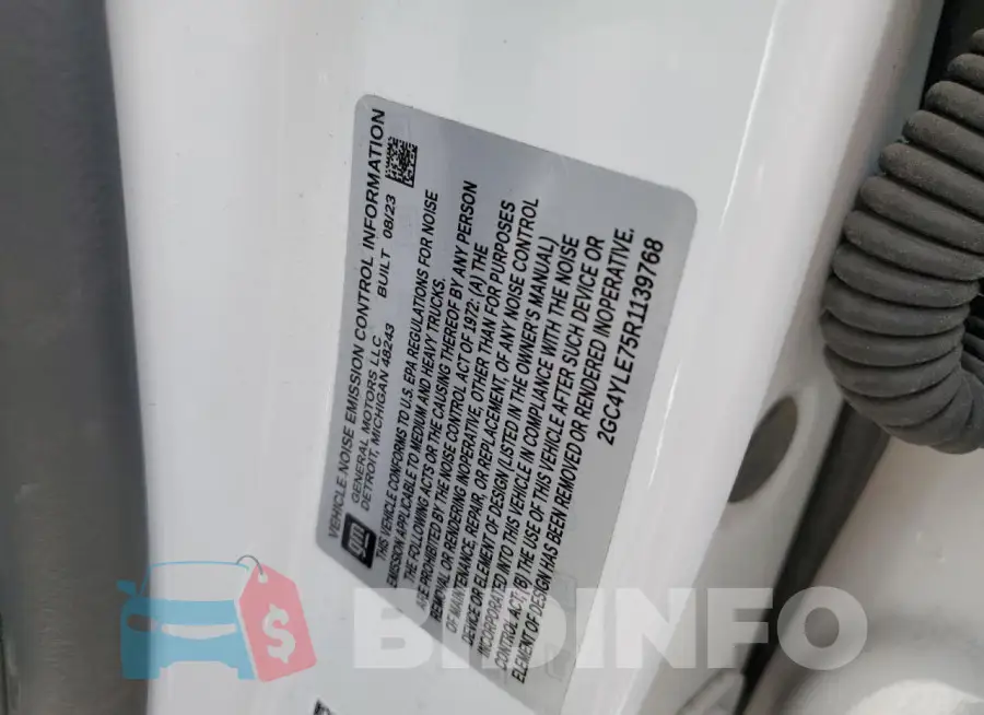 2GC4YLE75R1139768 Photo# 12