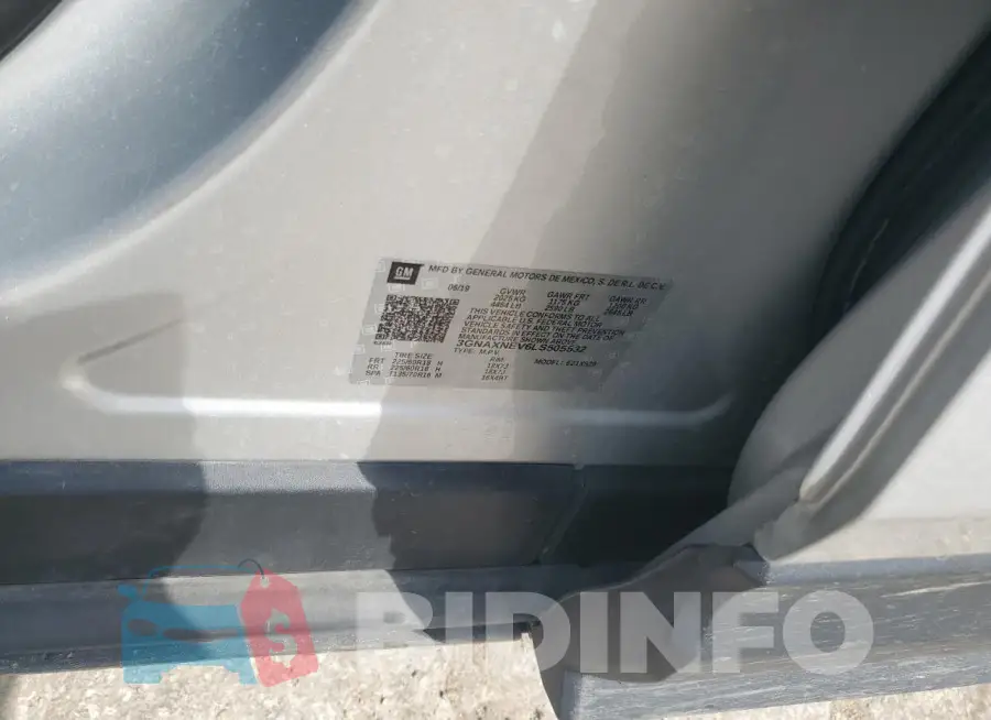 3GNAXNEV6LS505532 Photo# 13