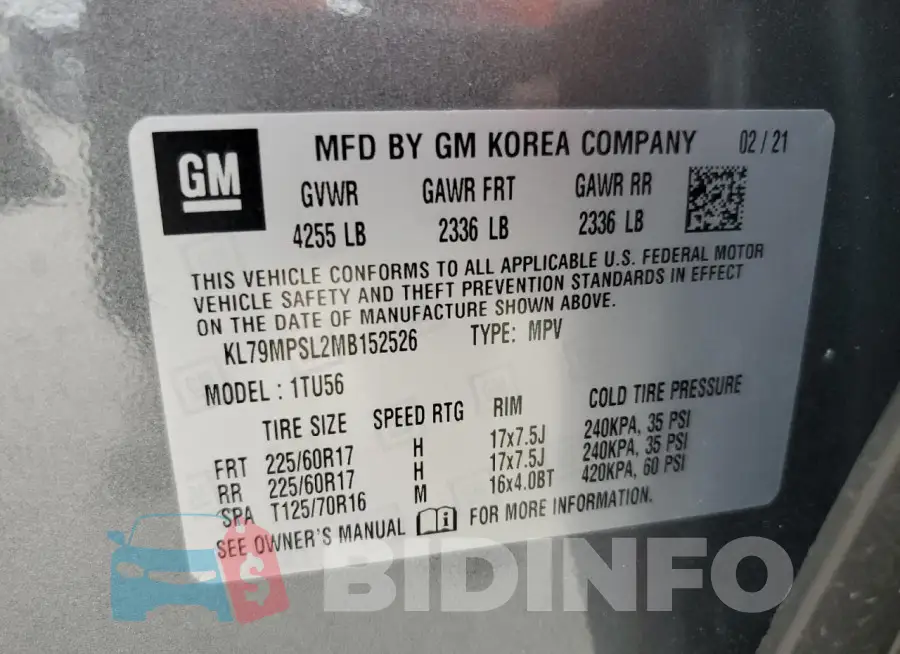 KL79MPSL2MB152526 Photo# 13