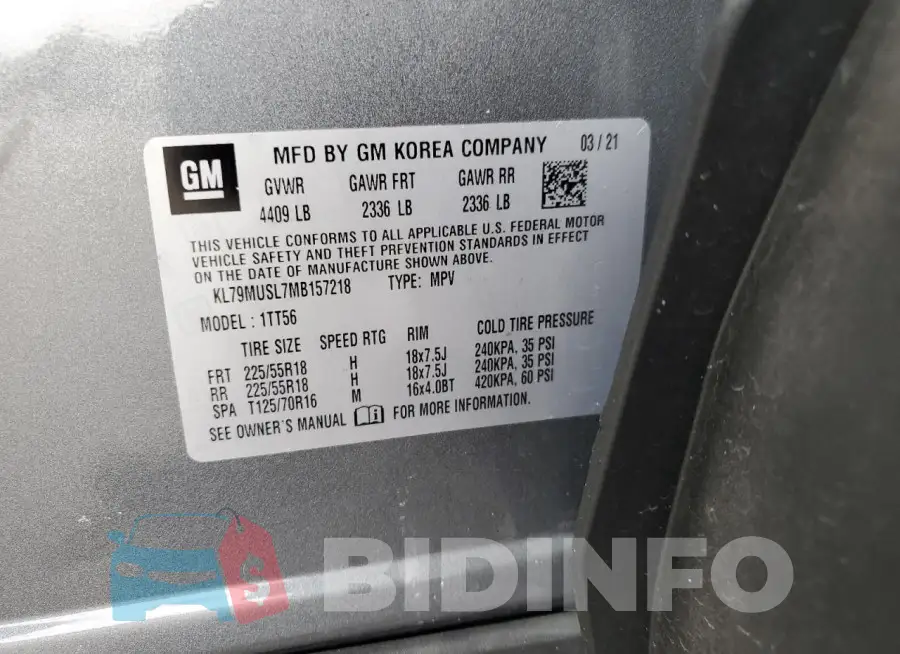 KL79MUSL7MB157218 Photo# 13
