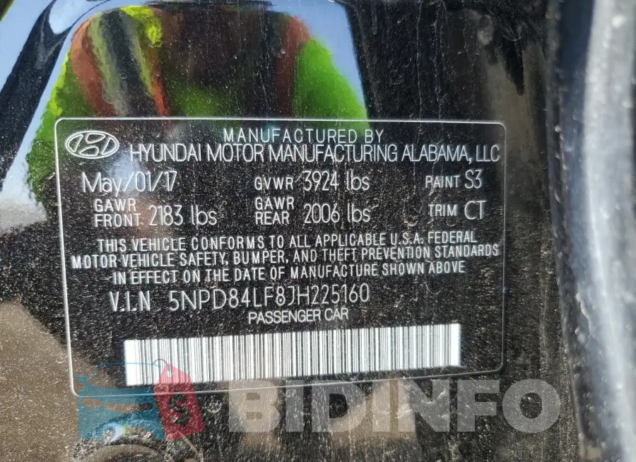5NPD84LF8JH225160 Photo# 12