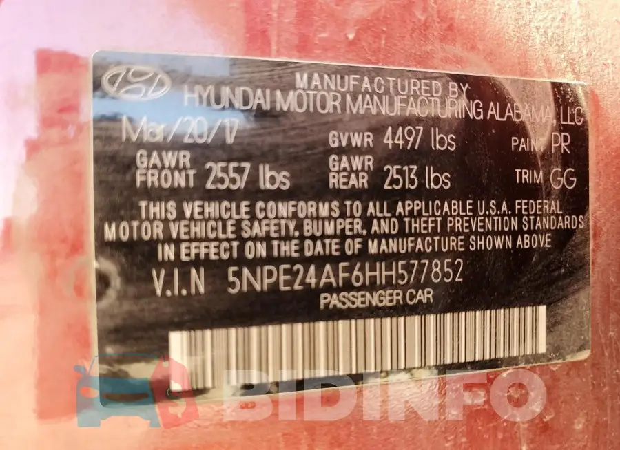 5NPE24AF6HH577852 Photo# 12