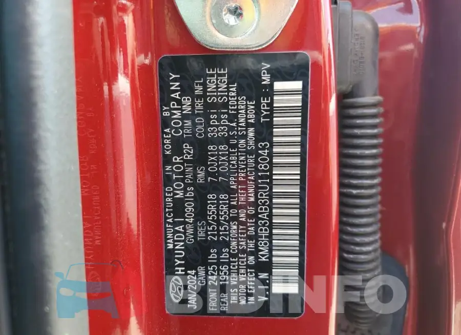 KM8HB3AB3RU118043 Photo# 14