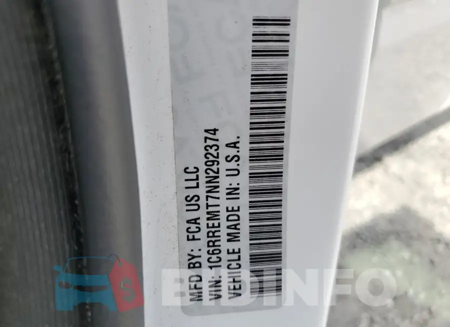 1C6RREMT7NN292374 Photo# 13