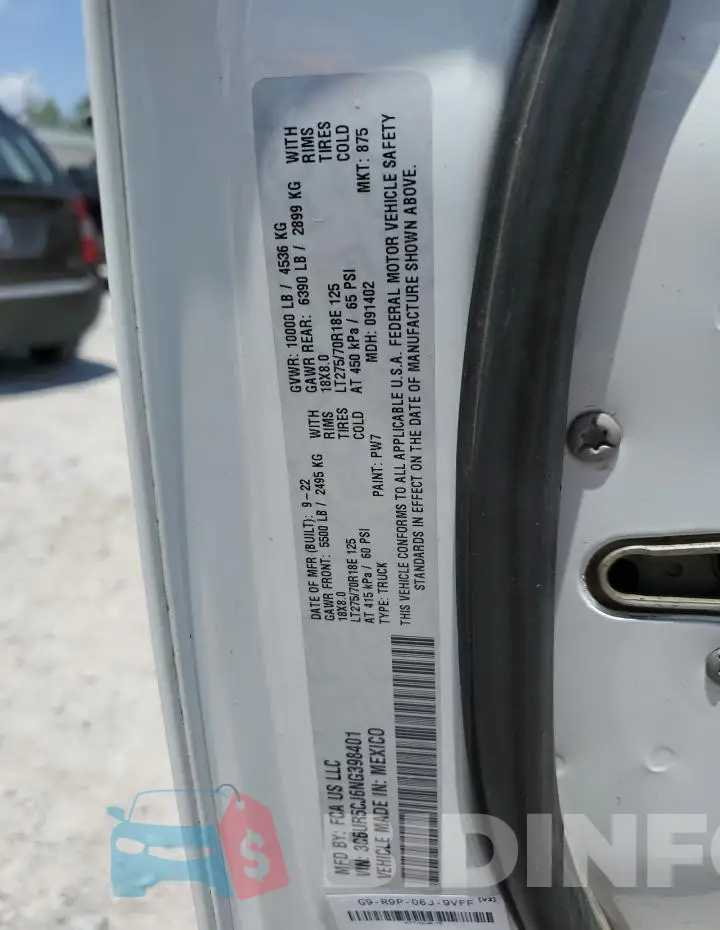 3C6UR5CJ6NG398401 Photo# 13