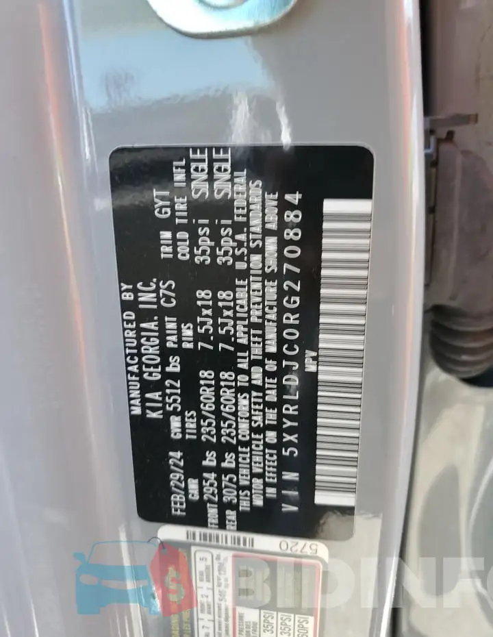 5XYRLDJC0RG270884 Photo# 14