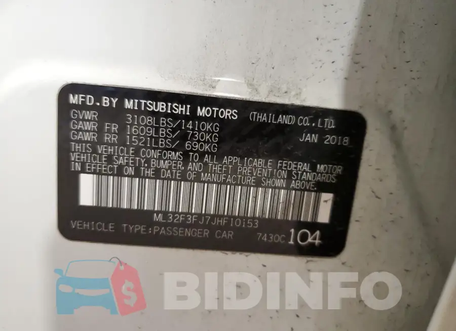 ML32F3FJ7JHF10153 Photo# 13