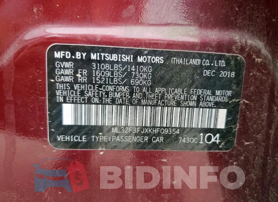 ML32F3FJXKHF09354 Photo# 13