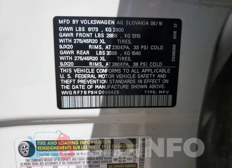 WVGRF7BP9HD000426 Photo# 12