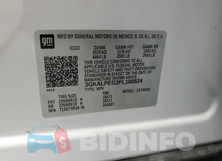3GKALPEG2PL188824 Photo# 13