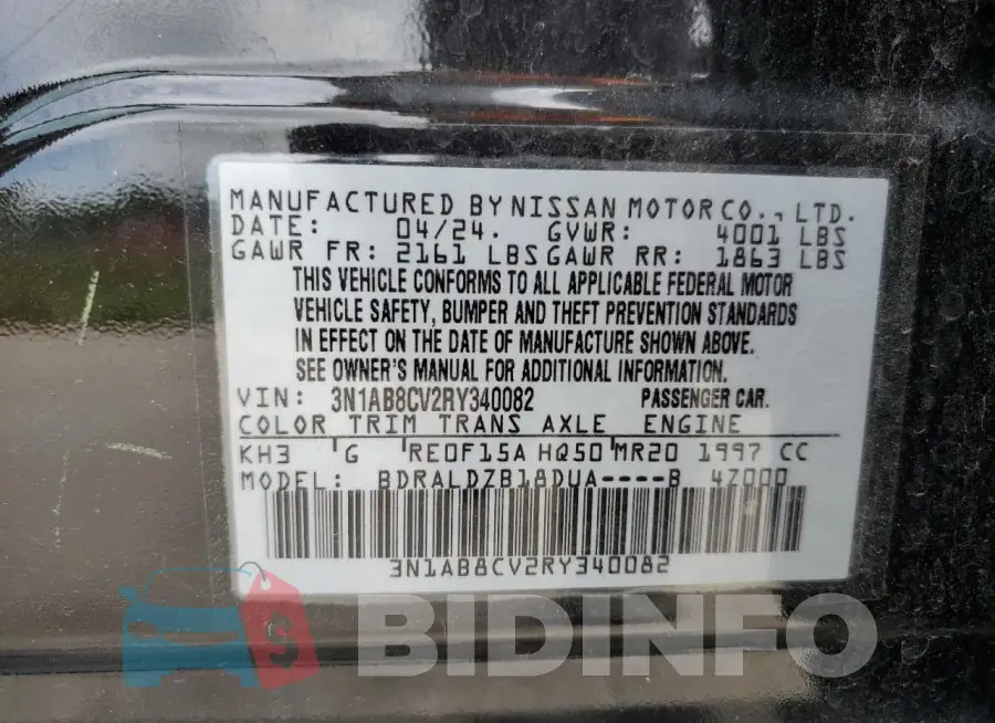 3N1AB8CV2RY340082 Photo# 12