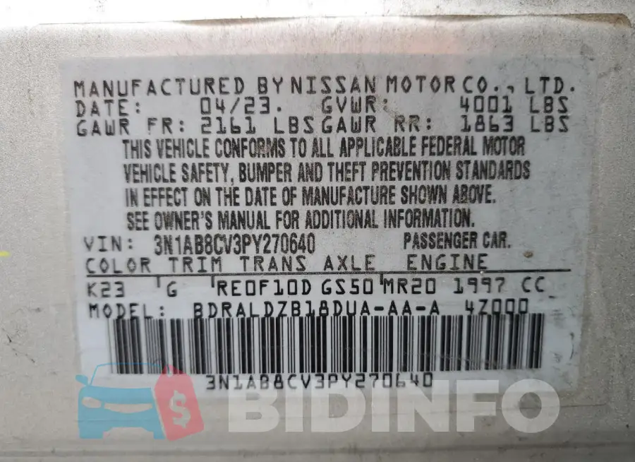 3N1AB8CV3PY270640 Photo# 12