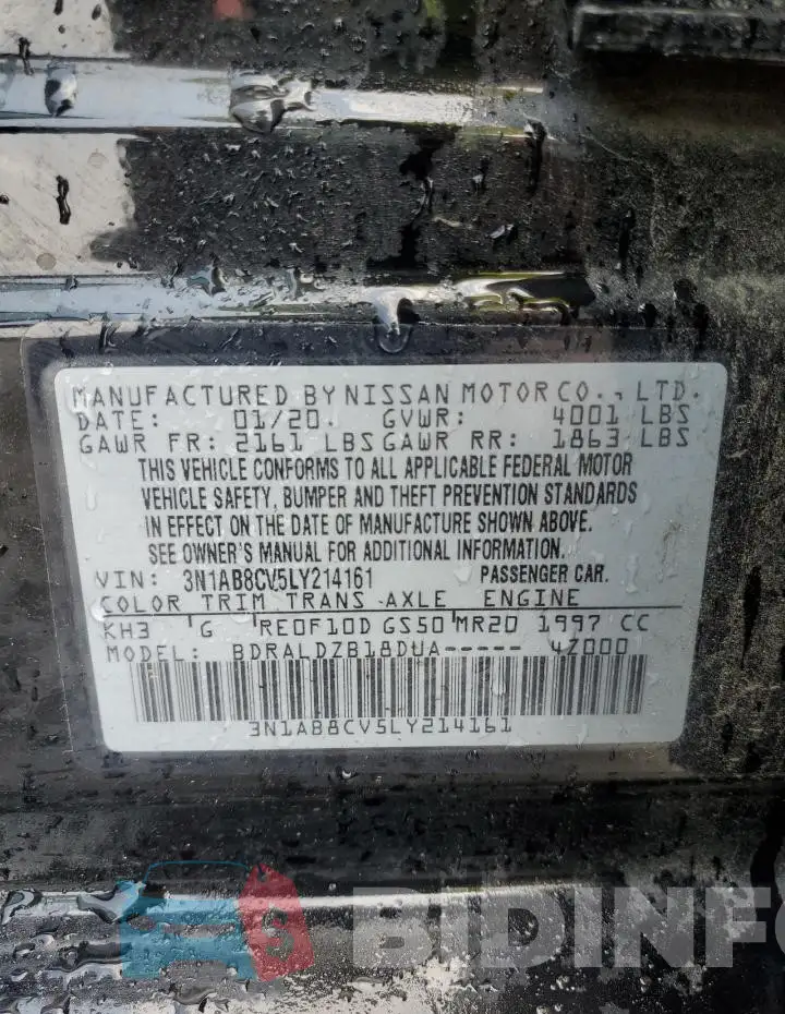 3N1AB8CV5LY214161 Photo# 12