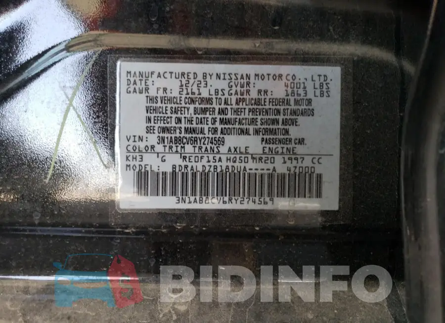 3N1AB8CV6RY274569 Photo# 12