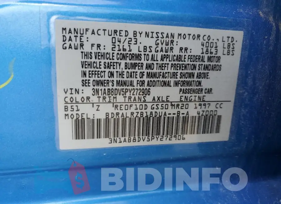 3N1AB8DV5PY272906 Photo# 12