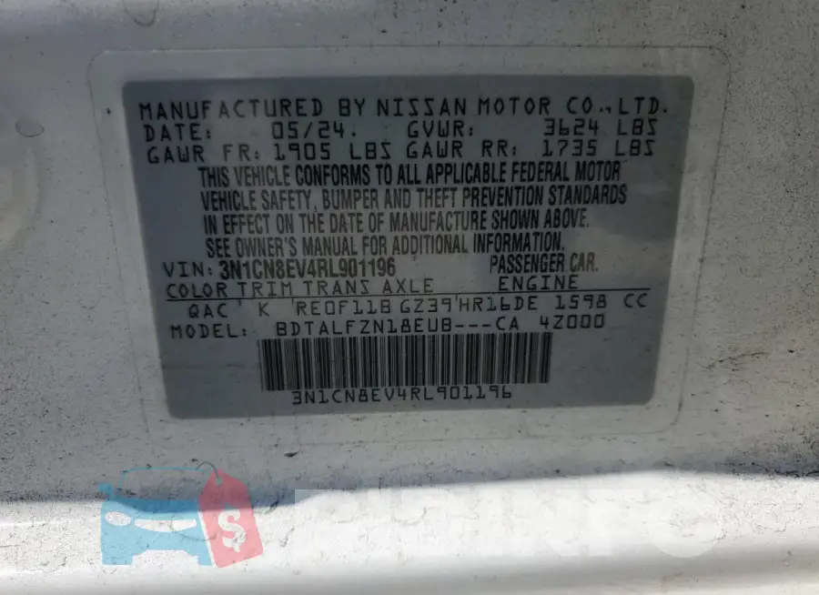 3N1CN8EV4RL901196 Photo# 12
