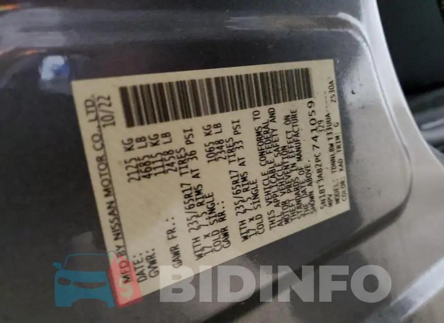 5N1BT3AB2PC741059 Photo# 14
