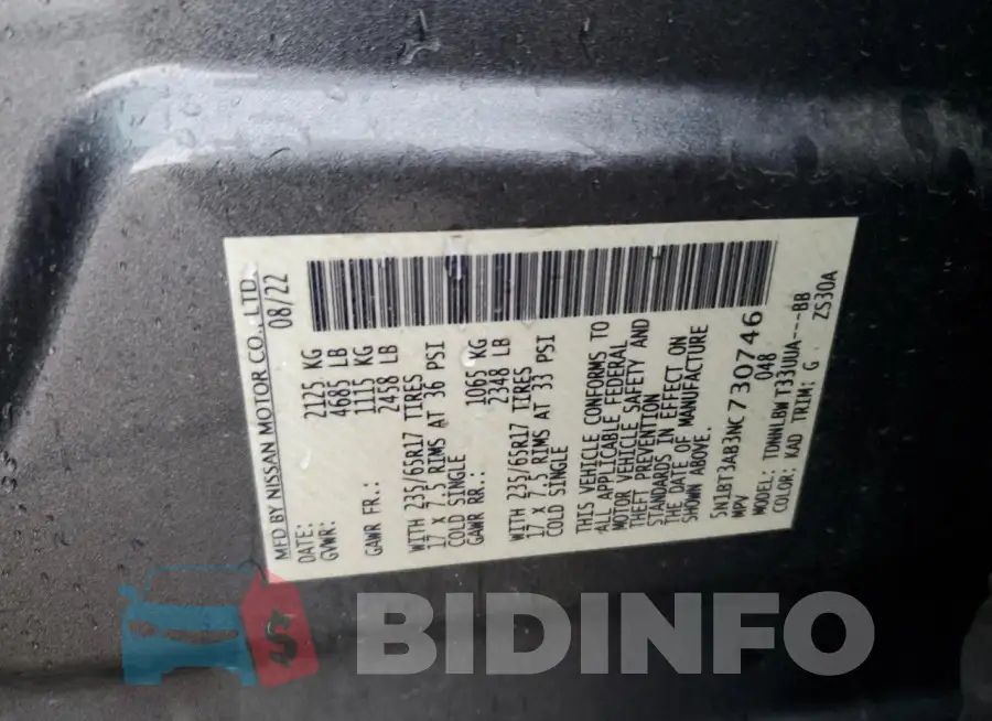 5N1BT3AB3NC730746 Photo# 13
