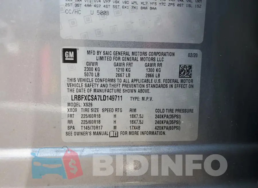 LRBFXCSA7LD149711 Photo# 13