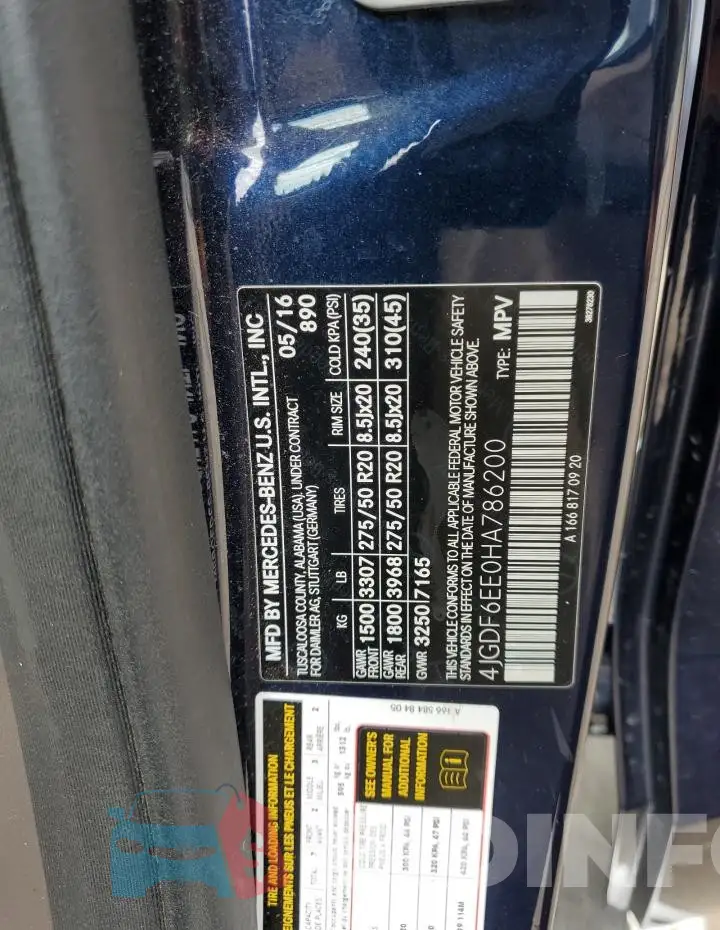 4JGDF6EE0HA786200 Photo# 13