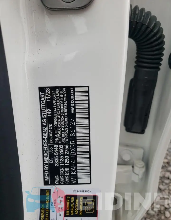 W1KAF4HBXRR186127 Photo# 12