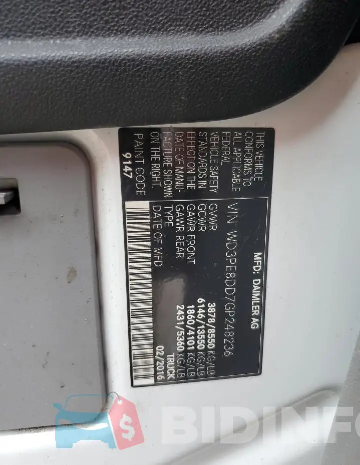 WD3PE8DD7GP248236 Photo# 13