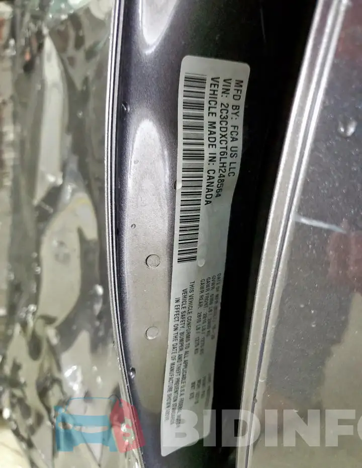 2C3CDXCT6LH248564 Photo# 12