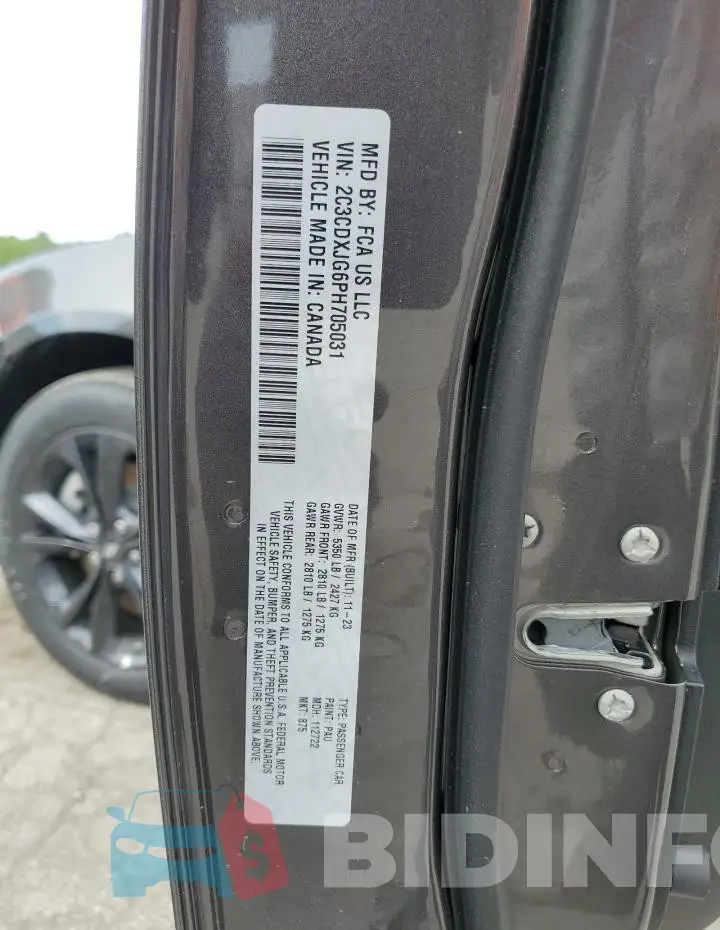 2C3CDXJG6PH705031 Photo# 12
