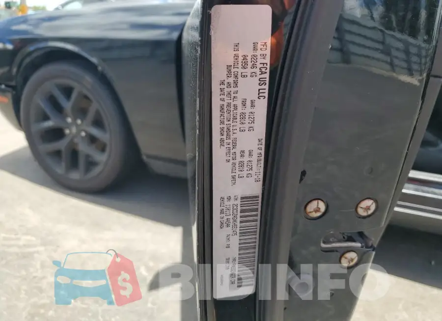 2C3CDZAGXKH551475 Photo# 12