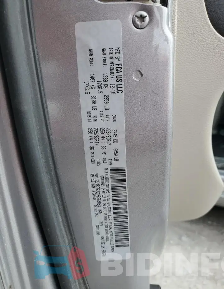 2C4RDGBG1HR665893 Photo# 14