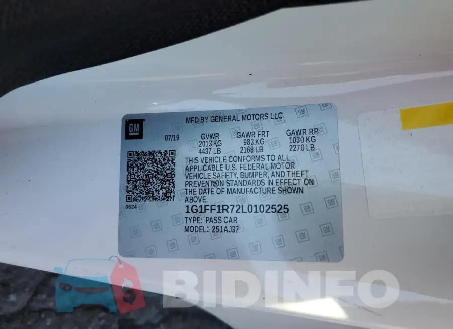 1G1FF1R72L0102525 Photo# 12