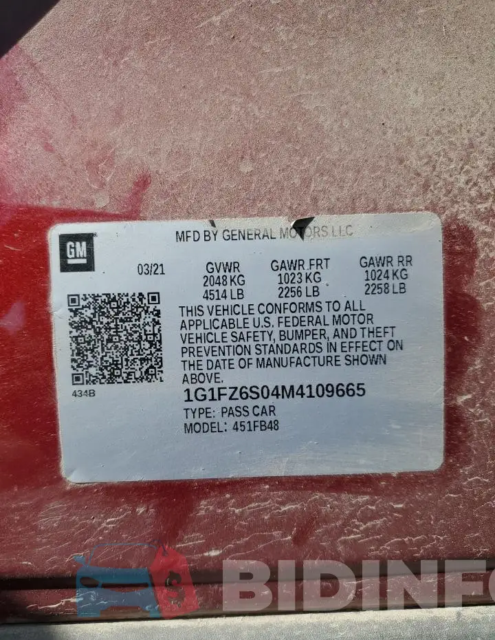 1G1FZ6S04M4109665 Photo# 13