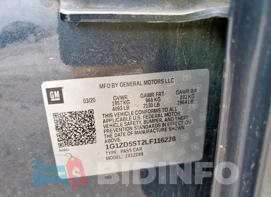 1G1ZD5ST2LF116228 Photo# 12