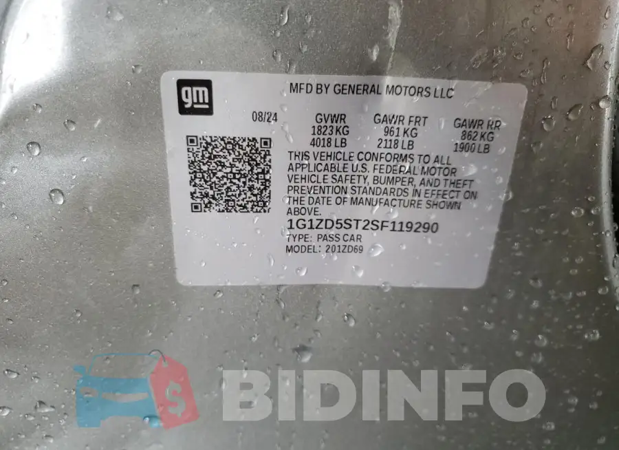 1G1ZD5ST2SF119290 Photo# 12