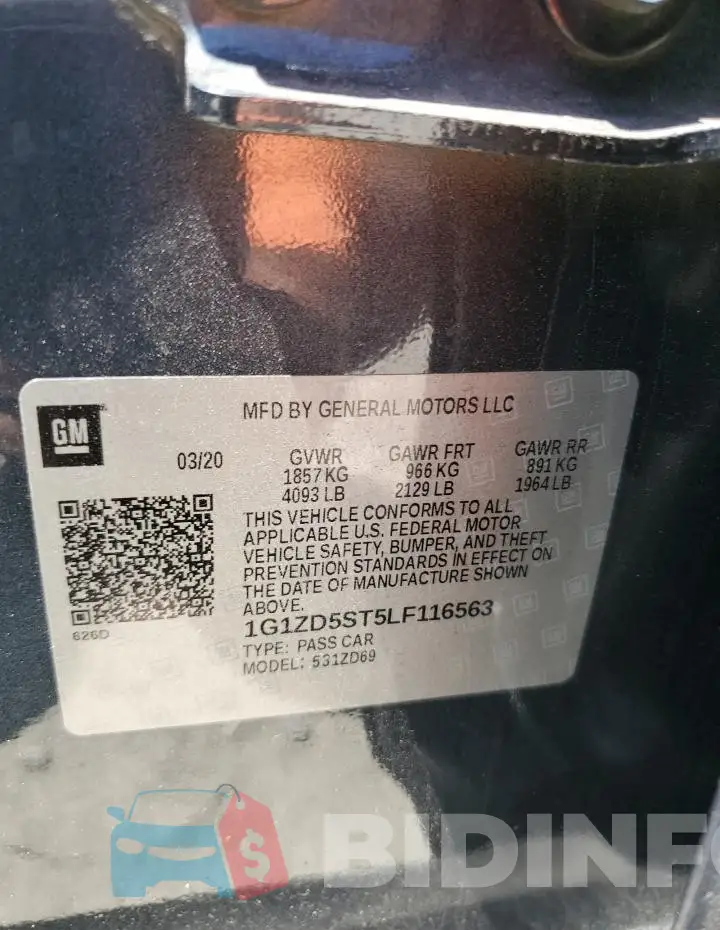 1G1ZD5ST5LF116563 Photo# 13