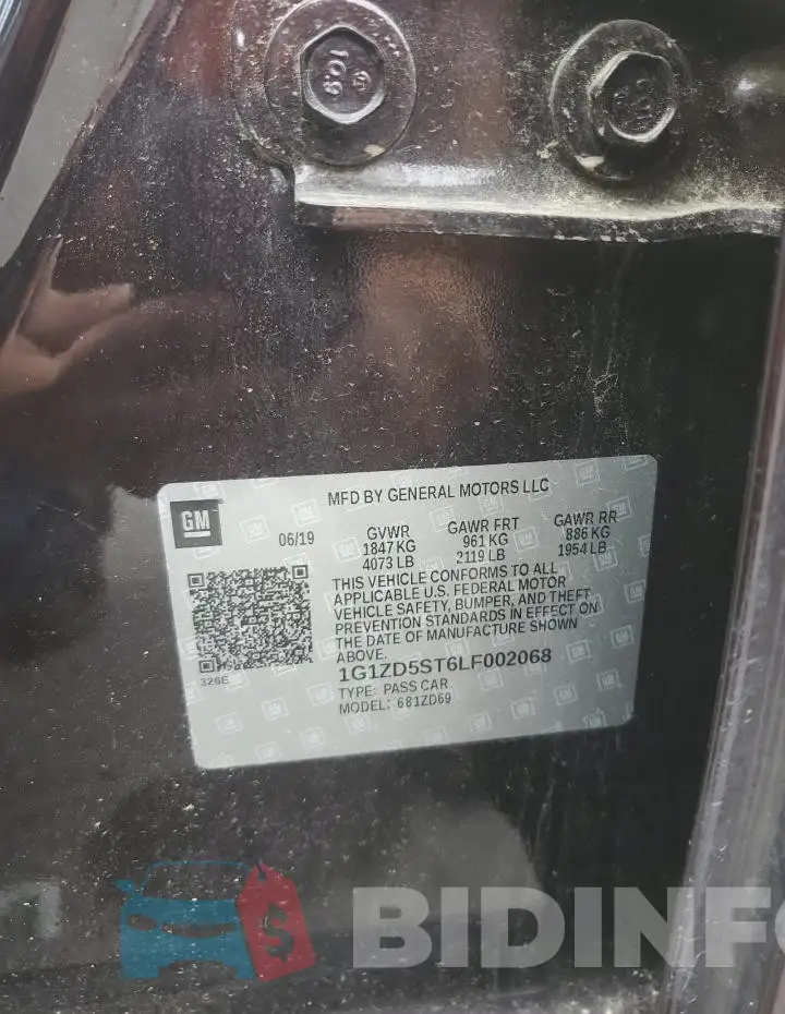 1G1ZD5ST6LF002068 Photo# 12