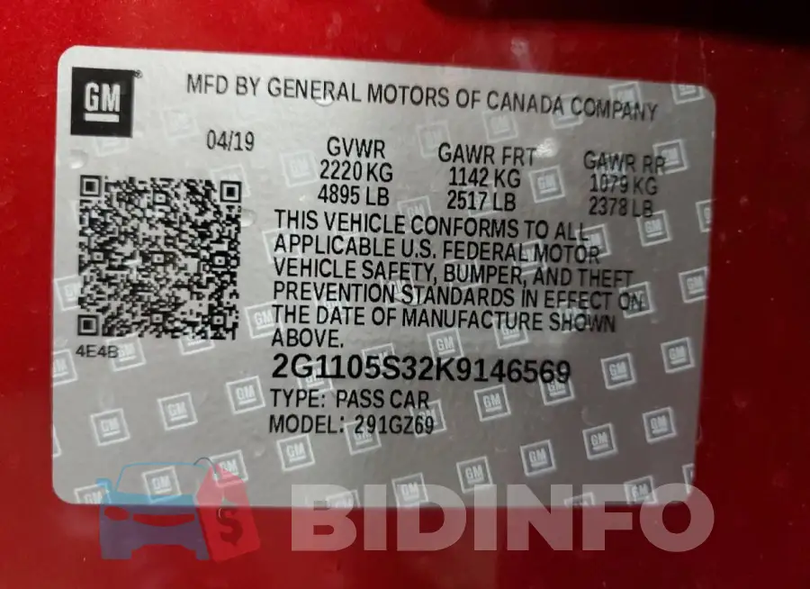 2G1105S32K9146569 Photo# 13