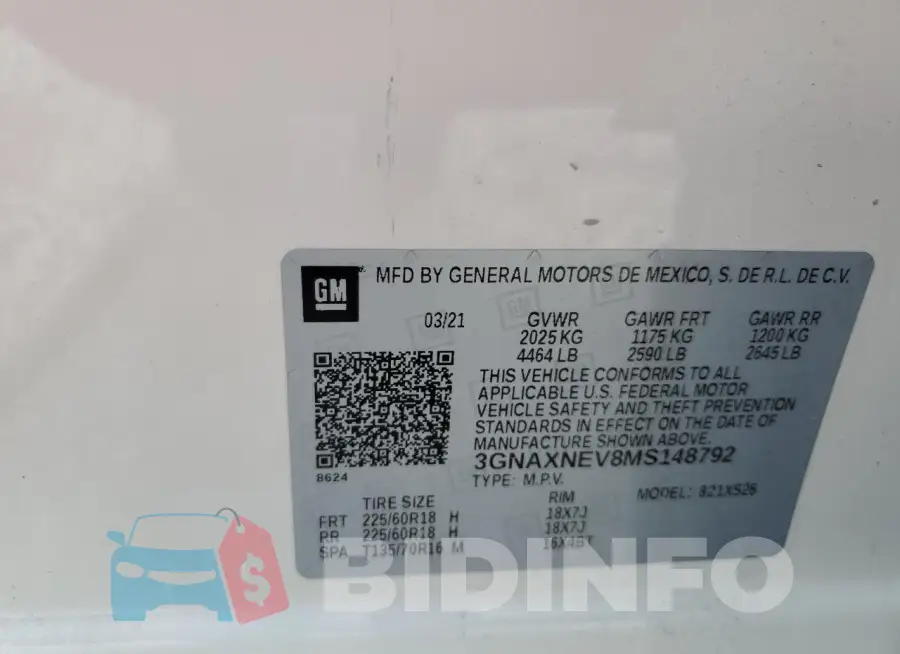 3GNAXNEV8MS148792 Photo# 13