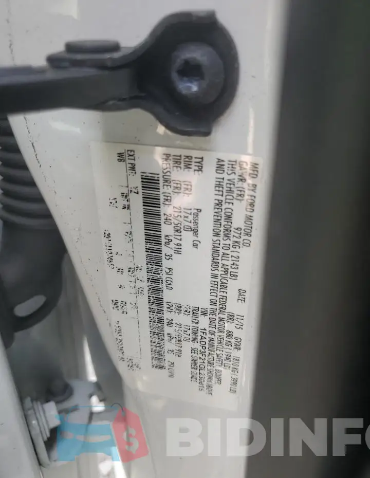 1FADP3F21GL230815 Photo# 12