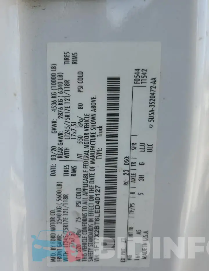 1FT7X2BT6LED40127 Photo# 12
