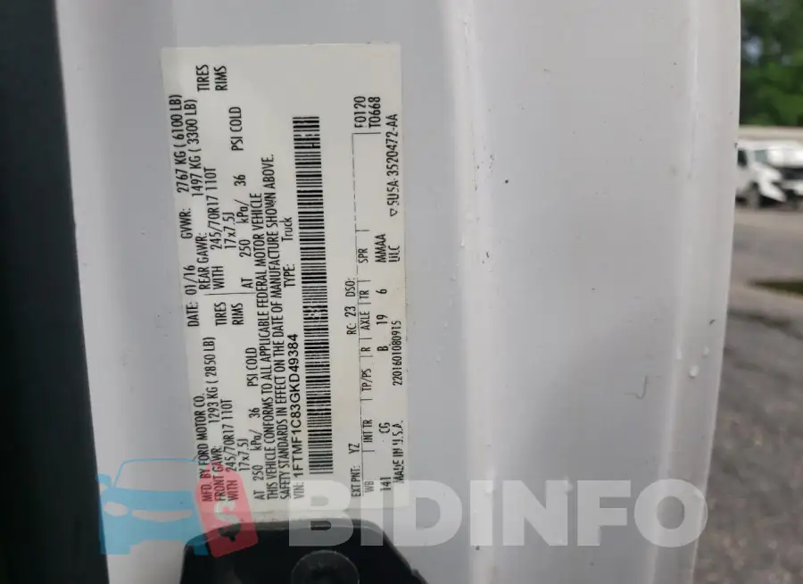 1FTMF1C83GKD49384 Photo# 12