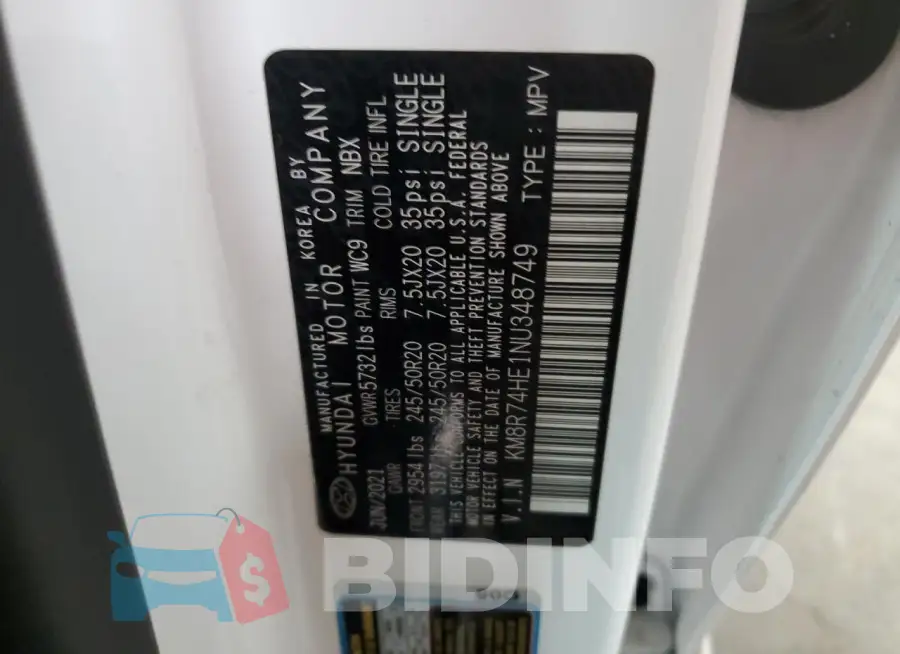 KM8R74HE1NU348749 Photo# 13