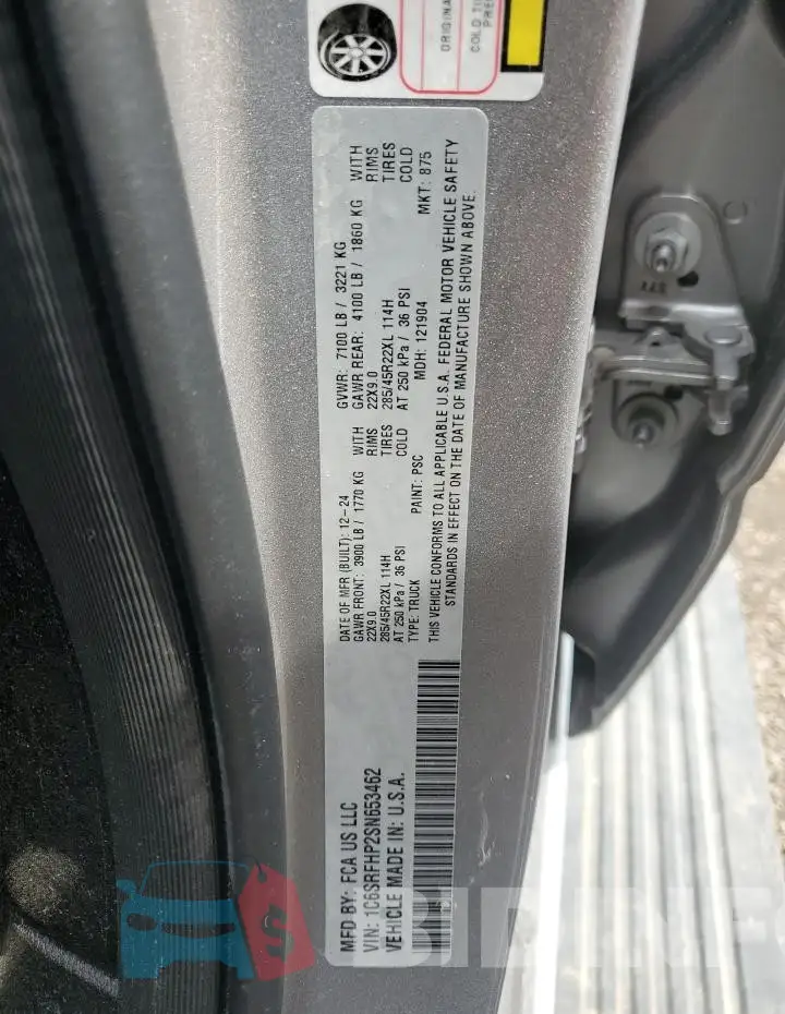 1C6SRFHP2SN653462 Photo# 13